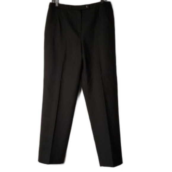 Wool Pants by Laura Scott Black Fully Lined Size 14 - Picture 1 of 5